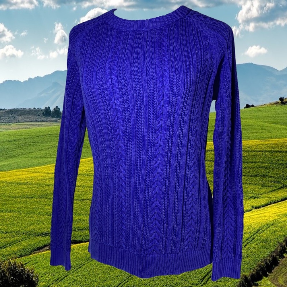 Lands End Crew Pullover size 10-12
